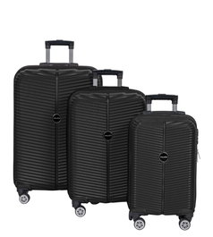 Zoozie Bags Juego de maletas de 3 piezas - Negro